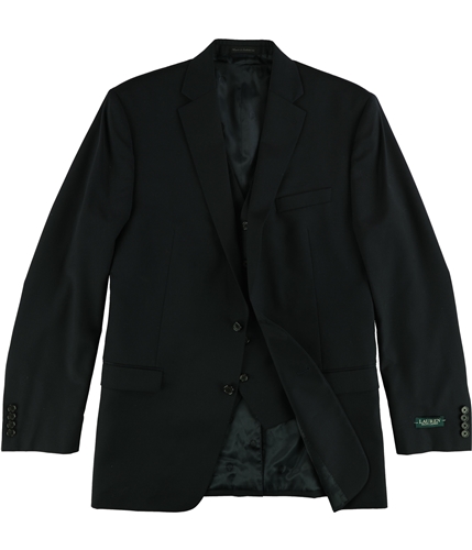 Ralph Lauren Mens Vested Two Button Blazer Jacket navy 44