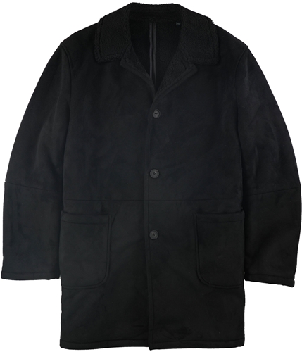 Ralph Lauren Mens Solid Coat blk 38