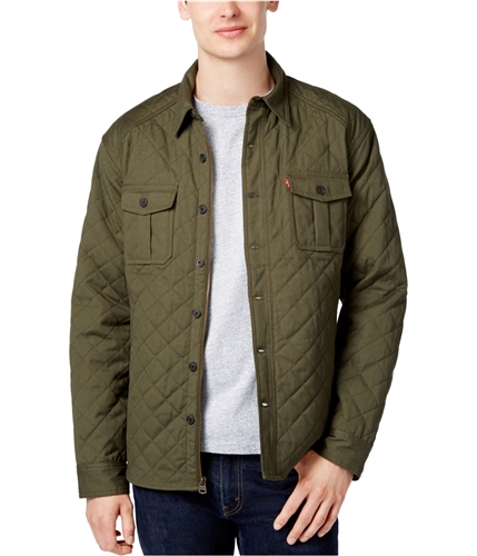 Levi's Mens Shirt Quilted Jacket agn M