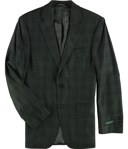 Ralph Lauren Mens Classic-Fit Ultraflex Blazer Jacket gray 36