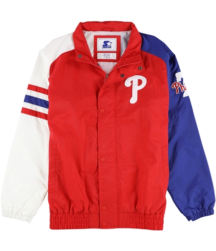 MLB Men's Jacket - Red - L