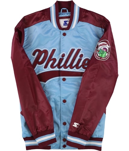 Starter Mens Philadelphia Phillies Varsity Jacket, PHP