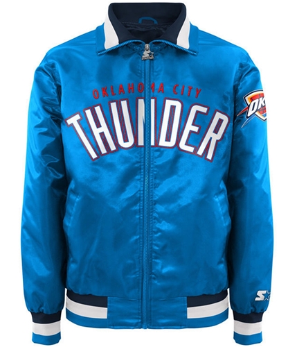 STARTER Mens Oklahoma City Thunder Varsity Jacket oct L