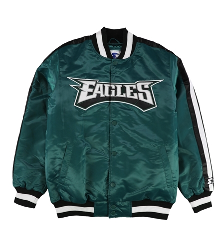 STARTER Mens Philadelphia Eagles Varsity Jacket eag L