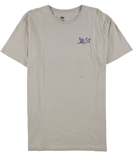 Lost International LLC Mens Washed Out Graphic T-Shirt ltbeige XL