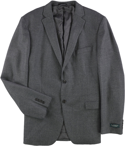 Ralph Lauren Mens Ultraflex Two Button Blazer Jacket gray 38