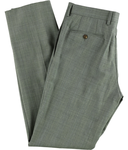 Ralph Lauren Mens Checkered Dress Pants Slacks grey 34/Unfinished