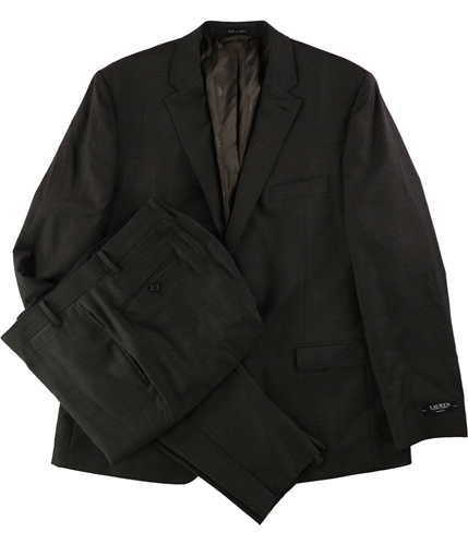 Ralph Lauren Mens Slim-Fit Two Button Formal Suit brown 44/Unfinished