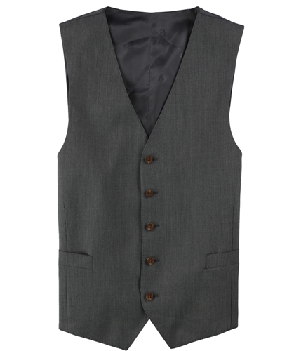 Ralph Lauren Mens Pinstriped Five Button Vest grey 46