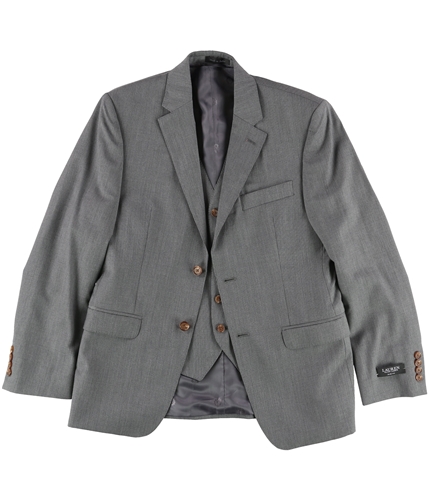 Ralph Lauren Mens 2-Piece Two Button Blazer Jacket grey 38