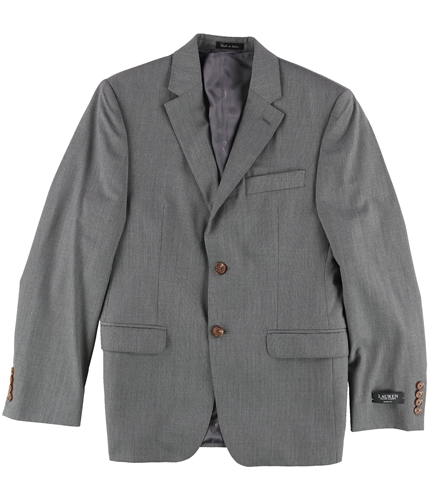 Ralph Lauren Mens 2-Piece Two Button Blazer Jacket grey 38