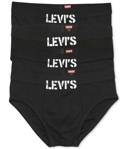 Levi's Mens 4-pack Underwear Briefs blk L