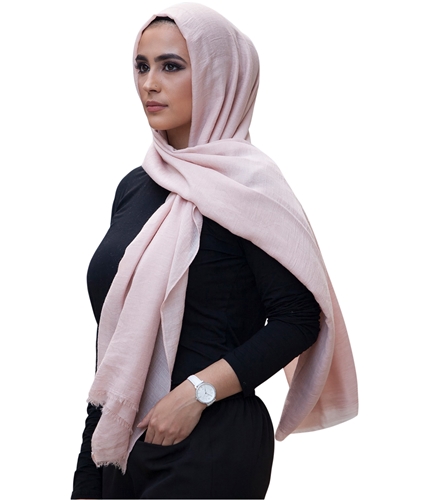 Verona Collection Womens Fringed Hijab Scarf Wrap ltpaspink One Size