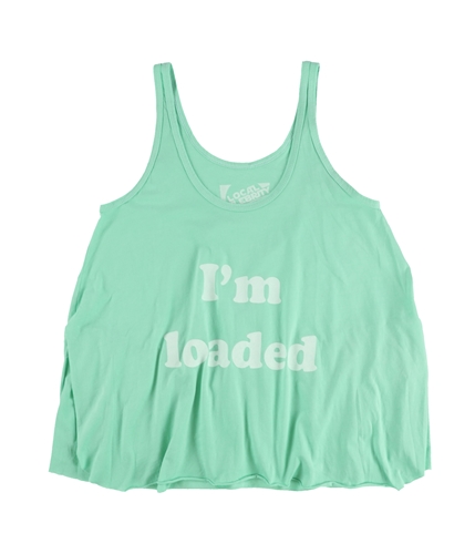Local Celebrity Womens I'm Loaded Tank Top mint XS