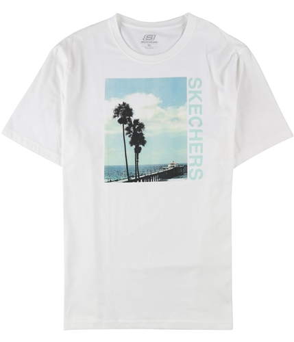 Skechers Mens Paradise Graphic T-Shirt white S