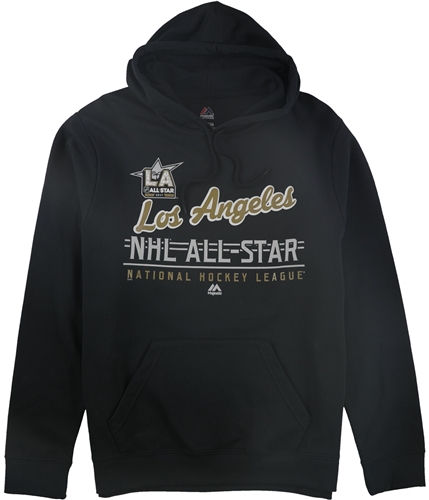 Majestic Mens NHL All Star Los Angeles 2017 Hoodie Sweatshirt black S