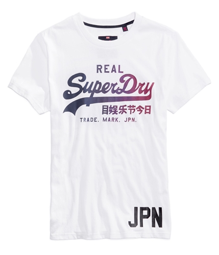 Superdry Mens Logo Print Graphic T-Shirt optic S