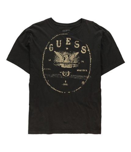 GUESS Mens Eagle Logo Graphic T-Shirt voodoogrey XL