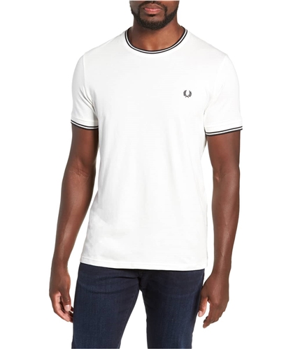 Fred Perry Mens T/tipped Basic T-Shirt snowwht L