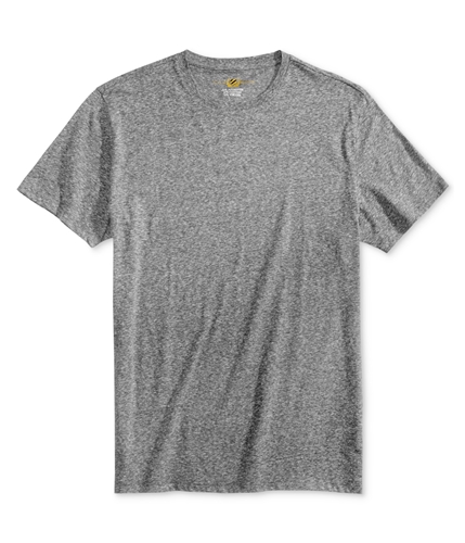 Club Room Mens Textured Knit Basic T-Shirt greyhtr M