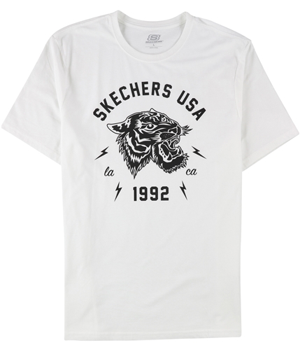 Skechers Mens LA CA 1992 Graphic T-Shirt white L