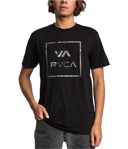 RVCA Mens Fill All The Way Graphic T-Shirt black S