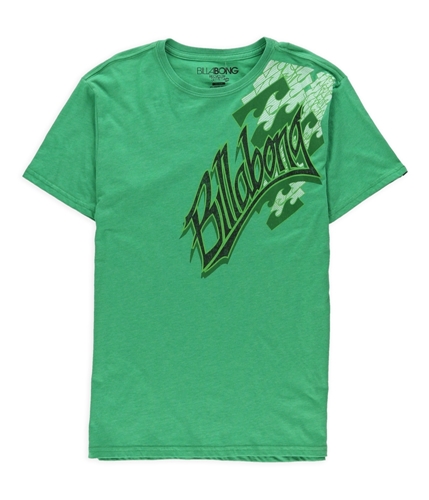 Billabong Mens Recycler Series Logo Graphic T-Shirt kellygreen M