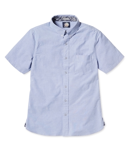 Reyn Spooner Mens Oxford Button Up Shirt blue L
