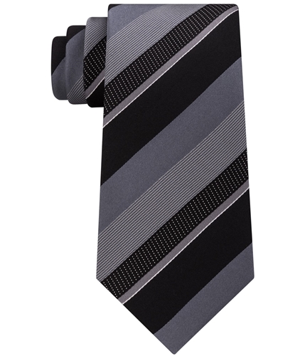 Kenneth Cole Mens Stripe Self-tied Necktie 001 One Size