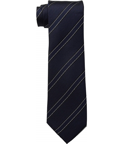 Kenneth Cole Mens Classic Stripe Self-tied Necktie 015 One Size