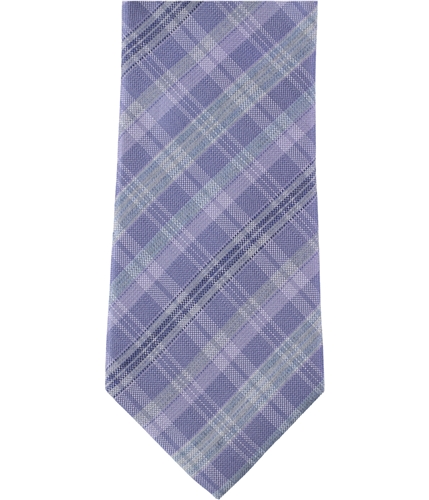 Kenneth Cole Mens Jacob Plaid Self-tied Necktie 411 One Size