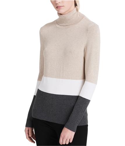 Calvin Klein Womens Colorblocked Knit Sweater hw1 XS