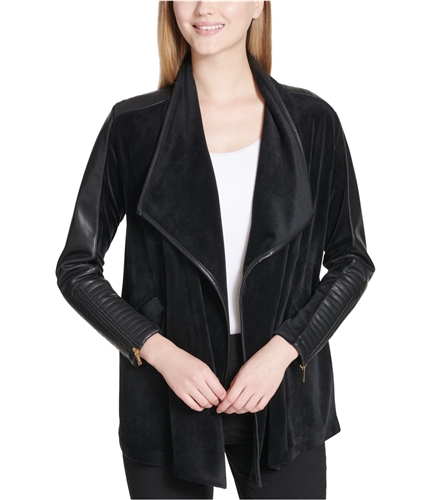 Calvin Klein Womens Flyaway Jacket black S