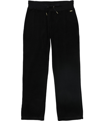 Calvin Klein Womens Velour Casual Lounge Pants black XS/31