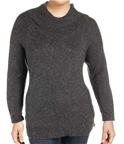 Calvin Klein Womens Mixed Stitch Pullover Sweater brown L