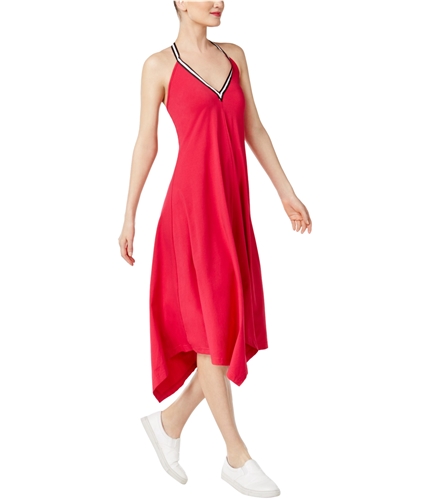 Cynthia Rowley Womens Shift Asymmetrical Dress Pink XS