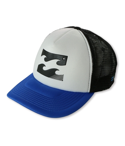 Billabong Mens Puff Logo Trucker Baseball Cap blue One Size