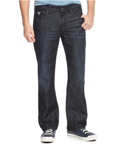 GUESS Mens Whiskered Relaxed Jeans riverfront 30x30