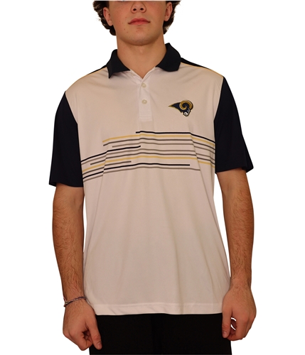 Buy a Cutter Buck Mens La Rams Rugby Polo Shirt TW2 Tagsweekly