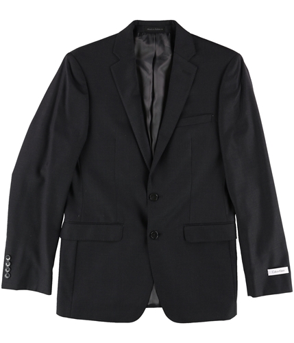 Calvin Klein Mens Extra Slim Two Button Blazer Jacket charcoal 38