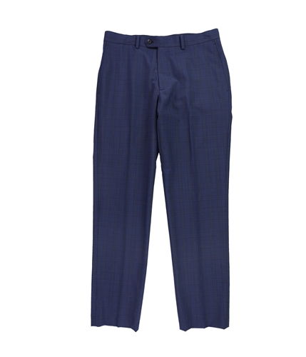 bar III Mens Wool Dress Pants Slacks blue 30x32
