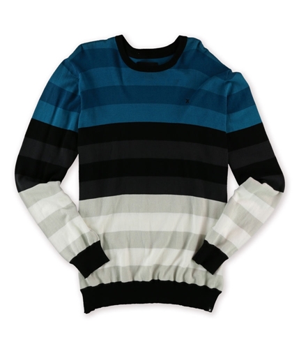 Hurley Mens Engine Pull Over Stripe Knit Sweater fsgr XL