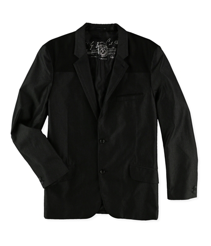 Marc Ecko Mens Holiday 1 Two Button Blazer Jacket black XL
