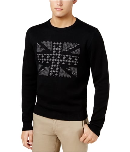 Ben Sherman Mens Union Jack Knit Sweater black S