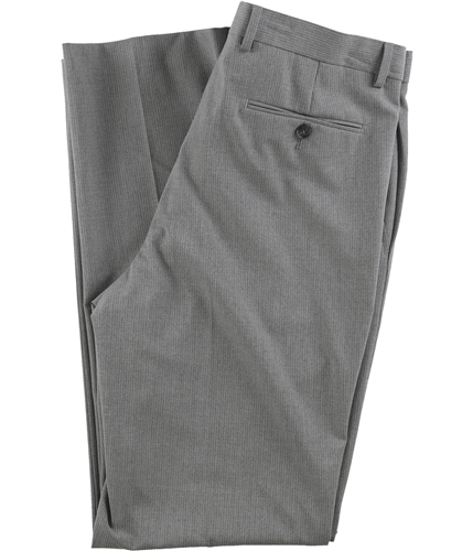 Alfani Mens Pinstripe Dress Pants Slacks grey 34x34