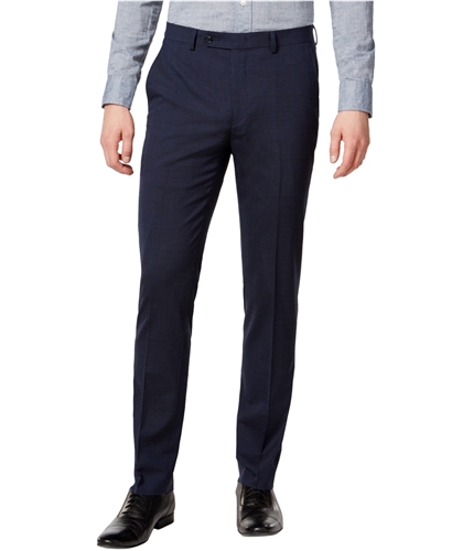 bar III Mens Wrinkle Resistant Casual Trouser Pants blue 34x34