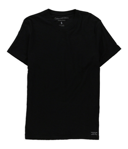 Calvin Klein Mens Essentials Basic T-Shirt black S