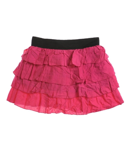Material Girl Womens Lined Pleated Skirt beetroot M