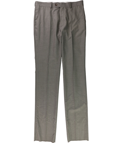 Perry Ellis Mens Slim-Fit Dress Pants Slacks tan 34/Unfinished