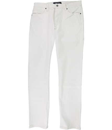 DSTLD Mens Solid Slim Fit Skinny Jeans white 28x30